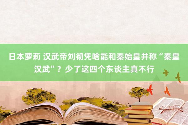日本萝莉 汉武帝刘彻凭啥能和秦始皇并称“秦皇汉武”？少了这四个东谈主真不行